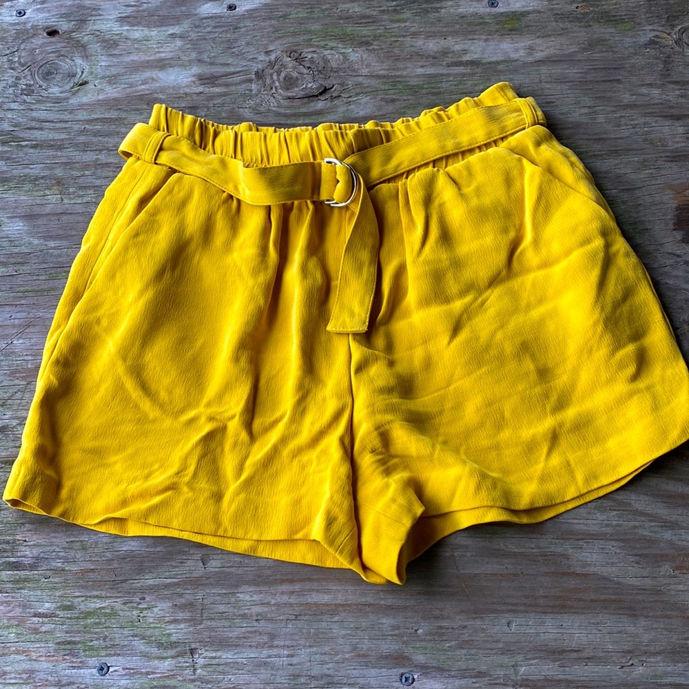 Yellow Zara shorts!